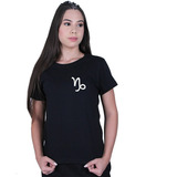 Camiseta Baby Look Fem  Capricornio