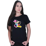 Camiseta Baby Look Fem Mickey