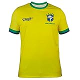 Camiseta Baby Look Feminina Pro Tork Brasil Seleção Copa 2022 Tam GG Amarela