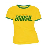 Camiseta Baby Look Nova Brasil Camisa