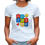 Camiseta Babylook Autista Tema