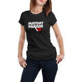 Camiseta Babylook Banda Mayday Parade Pop Punk Musica Rock 1