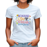 Camiseta Babylook Feminina Frases