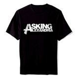 Camiseta Banda Asking Alexandria Rock Metalcore Música Emo