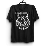Camiseta Banda Disturbed 100 Algodão