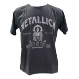 Camiseta Banda Metallica