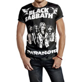 Camiseta Banda Rock Americana Antiga Black Sabbath Gold 02