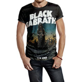 Camiseta Banda Rock Americana Antiga Black Sabbath Gold 03