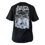Camiseta Banda Suicidal Tendencies Costas Skate Algodão