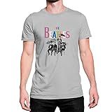 Camiseta Banda The Beatles Rock Guarda Chuva T Shirt Musica Cor Cinza Tamanho G