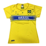Camiseta Bandeira Brasil Braziline Oficial Promoção