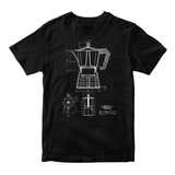 Camiseta Barista Café Coffe Lover Moka