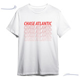 Camiseta Basica Banda Chase Atlantic Logo Musica Unissex