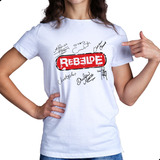 Camiseta Básica Banda Rebelde Rbd Tour
