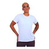 Camiseta Básica Feminina Slim Fit Blusa Lisa 100 Algodão