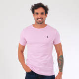 Camiseta Basica Masculina Rosa