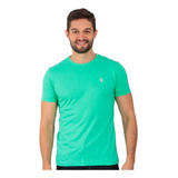 Camiseta Básica Masculina Verde - Frete Grátis - 12x S/juros