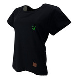 Camiseta Básica Preta Casual Manga Curta 100 Algodão