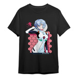 Camiseta Básica Rei Ayanami Neon Genesis Evangelion