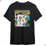 Camiseta Básica Retro Jogador Cristiano Ronaldo Futebol Cr7