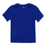 Camiseta Básica Tommy Hilfiger Azul Royal