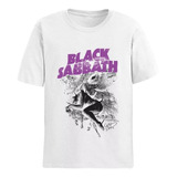Camiseta Basica Unissex Black Sabbath God Is Dead Rock Roll