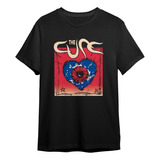Camiseta Básica Unissex The Cure Album Wish Heart 1992 Rock