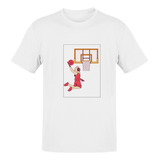 Camiseta Basketball Bola Cesta Basquete Masculina