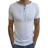 Camiseta Bata Viscose Com Elastano Manga Curta Tamanho M Cor Branco