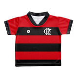 Camiseta Bebê Flamengo Sublimada Oficial Torcida Baby