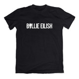 Camiseta Billie Eilish Frente Cantora Musica 100 Algodão
