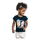 Camiseta Blusa Meninas Feminina Infantil Básicas Algodão