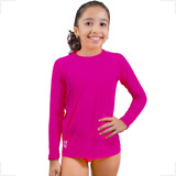 Camiseta Blusa Térmica Proteção Uv50 Infantil