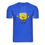 Camiseta Bob Esponja Camisa 100 Algodão Infantil E Adulto