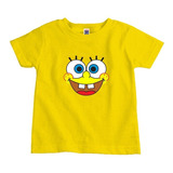 Camiseta Bob Esponja Infantil Camisa Desenho Filme Unissex