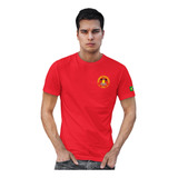 Camiseta Bombeiro Civil Uniforme Profissional 100 Algodão