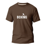 Camiseta Boxing Varias Cores Algodão Estampada