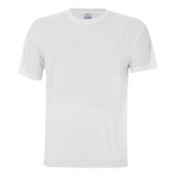 Camiseta Branca 100  Poliéster Lisa