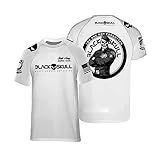 Camiseta Branca Dry Fit Modelo Bope Black Skull GG
