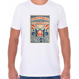 Camiseta Branca Kings Of Leon Post Rock Banda Lollapalooza9