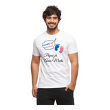 Camiseta Branca Menino Ou Menina Surpresa Para Papai