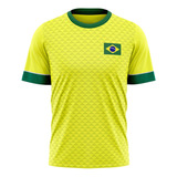 Camiseta Brasil Copa Braziline Jatobá Masculino