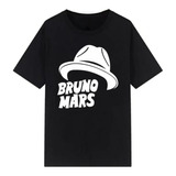 Camiseta Bruno Mars Cantor Artista Pop