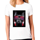 Camiseta Buldog Francês Pet Dog Camisa Blusa Feminina02