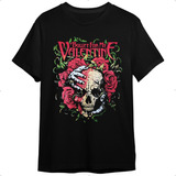 Camiseta Bullet For My Valentine Banda De Rock Preta Unissex