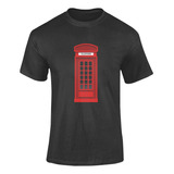 Camiseta Cabine Telefônica Inflesa Londres Preta