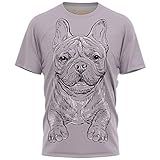 Camiseta Cachorro Buldogue Francês Monotone