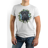 Camiseta Cachorros E Gatos Pug Animal