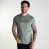 Camiseta Calvin Klein Embossed Verde