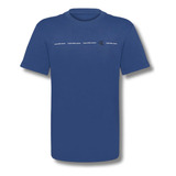 Camiseta Calvin Klein Jeans Infantil Algodão Orgânico Indigo